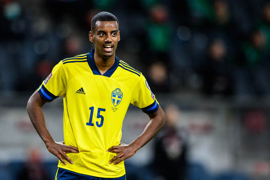 Alexander Isak of Sweden