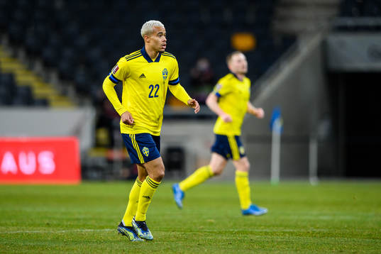 Robin Quaison of Sweden