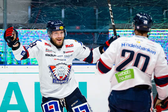 Linköpings Jaakko Rissanen jublar