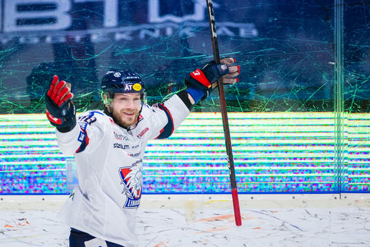 Linköpings Jaakko Rissanen jublar