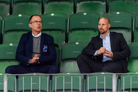 Rögles klubbdirektör Daniel Koch och sportchef Chris