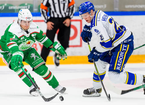 Rögles Erlend Lesund och Leksands Emil Heineman