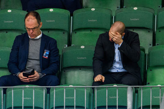 Rögles klubbdirektör Daniel Koch och sportchef Chris
