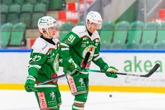 Rögles Samuel Jonsson och Adam Tambellini deppar