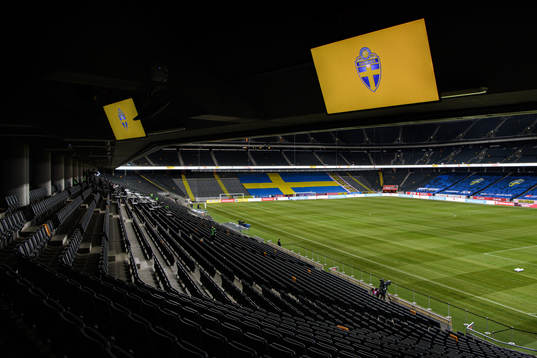 Empty stands