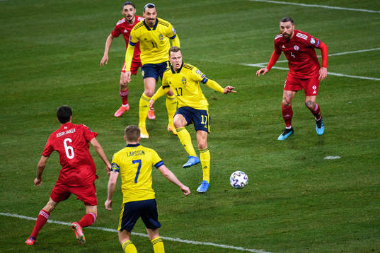 Sebastian Larsson , Viktor Claesson and Zlatan Ibrahimovic