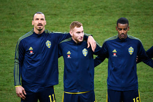 Zlatan Ibrahimovic , Dejan Kulusevski and Alexander Isak of