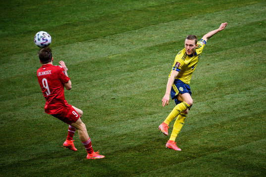 Saba Lobzhanidze of Georgia and Ludwig Augustinsson of