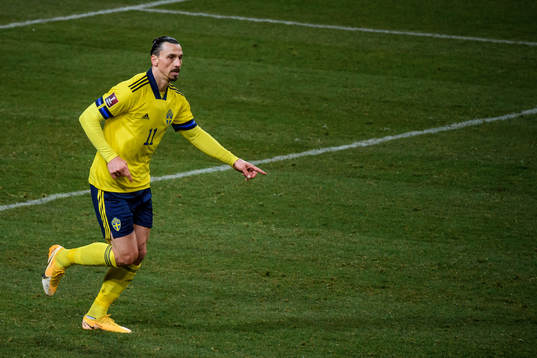 Zlatan Ibrahimovic of Sweden