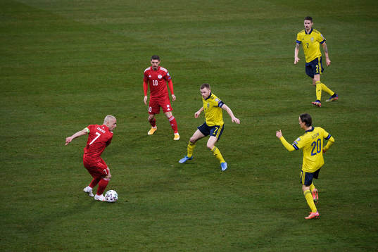 Sebastian Larsson , Kristoffer Olsson and Mikael Lustig of