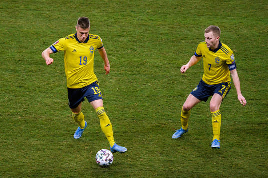 Mattias Svanberg and Sebastian Larsson of Sweden