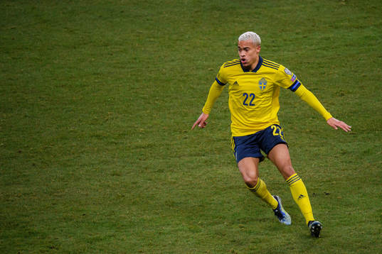 Robin Quaison of Sweden