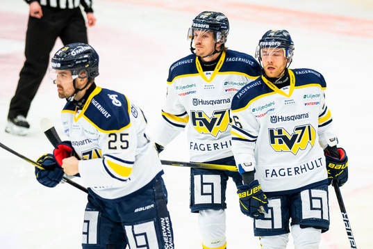 s Axel Holmström, Johannes Kinnvall och Filip Sandberg