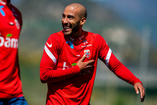 Haitam Aleesami of the Norwegian national football team