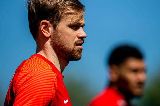 Iver Fossum of the Norwegian national football team