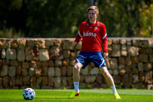 Jens Petter Hauge of the Norwegian national football team