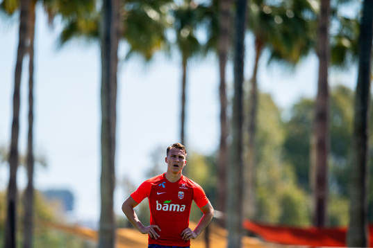 Leo Østigård of the Norwegian national football team