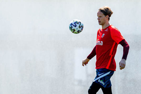 Goalkeeper Ørjan Håskjold Nyland of the Norwegian