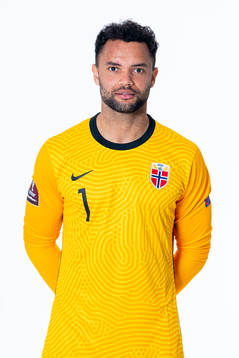 Goalkeeper Sten Grytebust of the Norwegian national