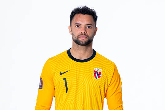 Goalkeeper Sten Grytebust of the Norwegian national