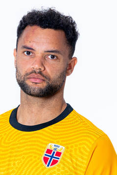 Goalkeeper Sten Grytebust of the Norwegian national