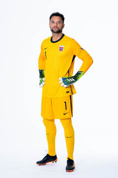 Goalkeeper Sten Grytebust of the Norwegian national