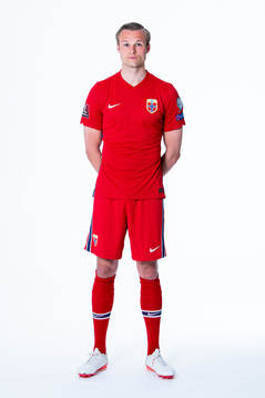 Stian Gregersen of the Norwegian national football team