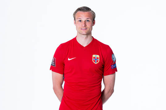 Stian Gregersen of the Norwegian national football team