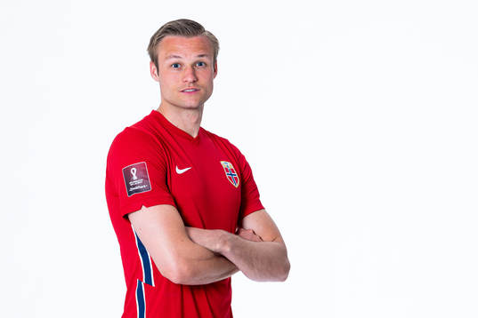 Stian Gregersen of the Norwegian national football team
