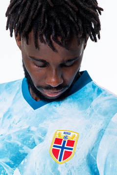 Tokmac Nguen of the Norwegian national football team poses