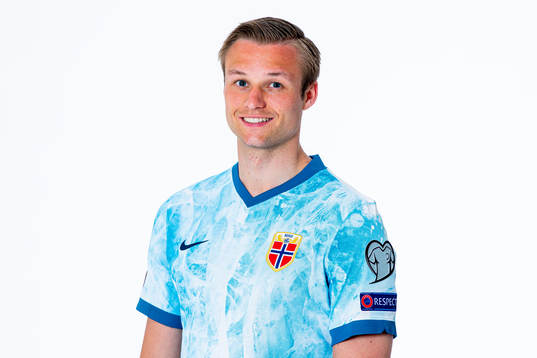 Stian Gregersen of the Norwegian national football team