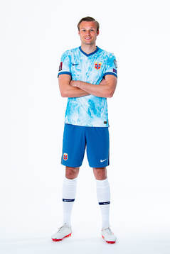Stian Gregersen of the Norwegian national football team