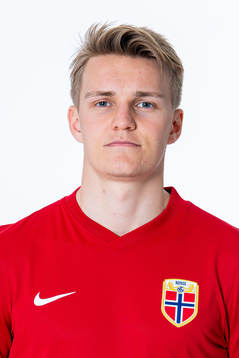 Martin Ødegaard of the Norwegian national football team