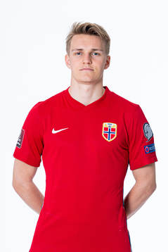 Martin Ødegaard of the Norwegian national football team