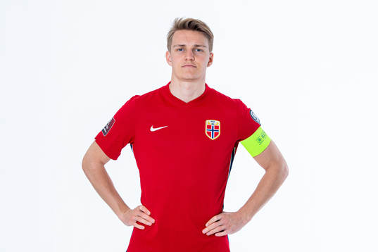 Martin Ødegaard of the Norwegian national football team