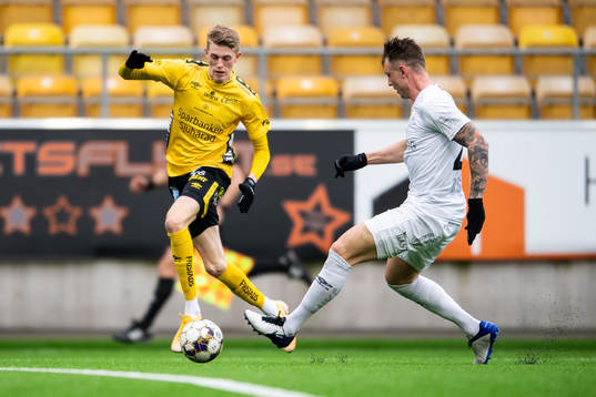 Elfsborgs Alexander Bernhadsson och Örgrytes Marcus