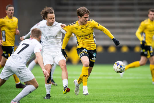 Elfsborgs Oliver Zandén och Örgrytes Herman Sjögrell