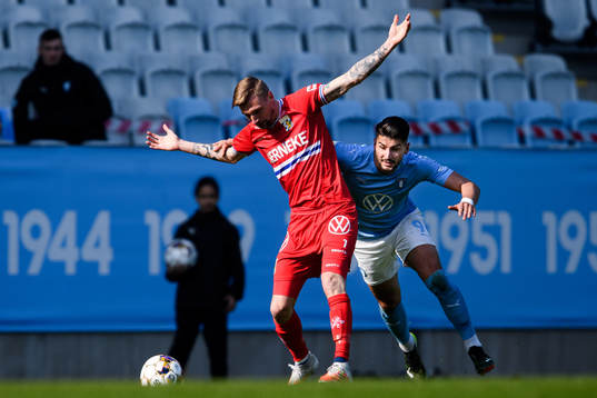 IFK Göteborgs Sebastian Eriksson och Malmö FFs Antonio