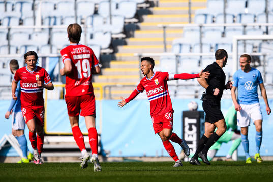 IFK Göteborgs Tobias Sana jublar