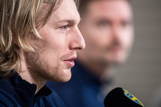 Emil Forsberg of the Swedish national football team
