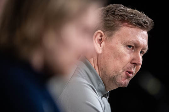 Assistant coach Peter Wettergren of the Swedish national