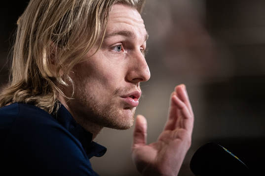 Emil Forsberg of the Swedish national football team
