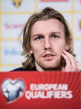 Emil Forsberg of the Swedish national football team