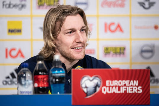 Emil Forsberg of the Swedish national football team