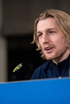 Emil Forsberg of the Swedish national football team