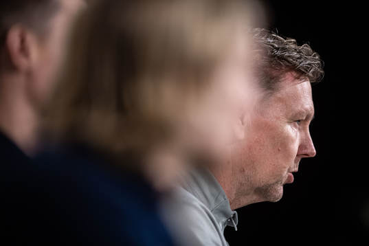 Assistant coach Peter Wettergren of the Swedish national