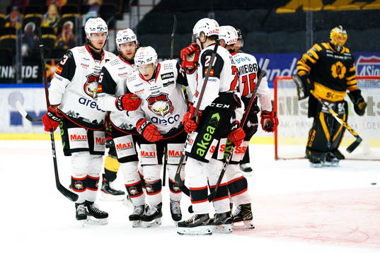 Malmö Redhawks Jan-Mikael Järvinen jublar