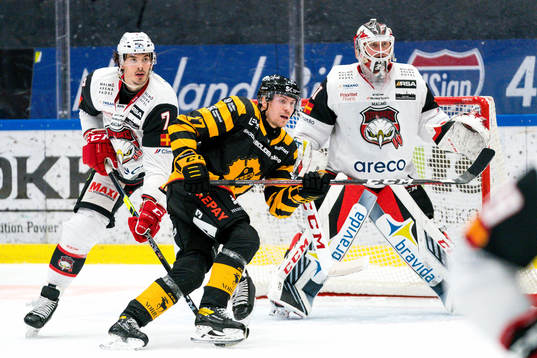 Malmö Redhawks Oliver Lauridsen och Skellefteås Pär