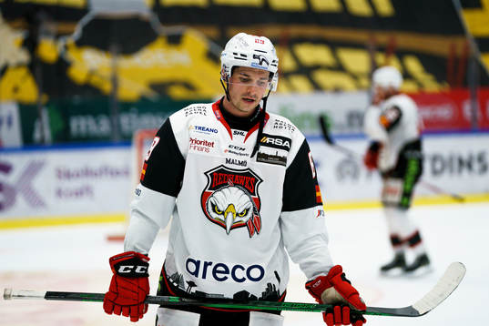 Malmö Redhawks Quinton Howden deppar