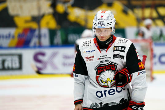 Malmö Redhawks Johan Olofsson deppar